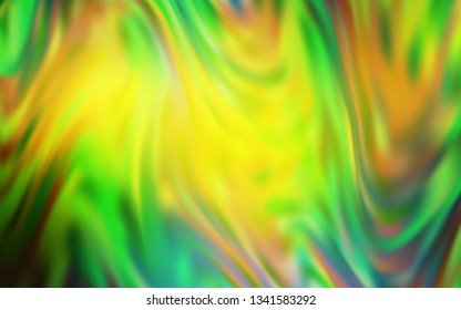 Light Green, Yellow vector abstract blurred layout. Abstract colorful illustration with gradient. Smart design for your work.