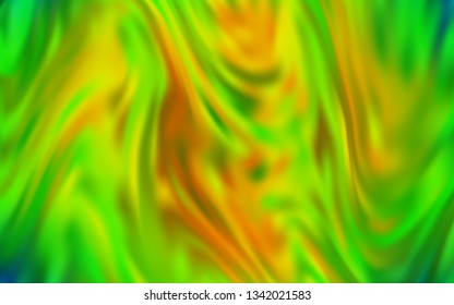 Light Green, Yellow vector abstract bright pattern. Modern abstract illustration with gradient. Background for a cell phone.