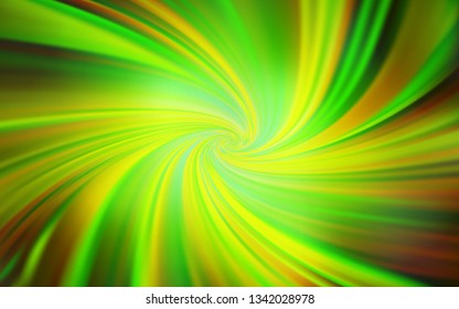 Light Green, Yellow vector abstract blurred background. Shining colored illustration in smart style. Completely new design for your business.