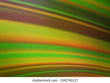 Light Green, Yellow vector abstract bright template. Colorful abstract illustration with gradient. The elegant pattern for brand book.
