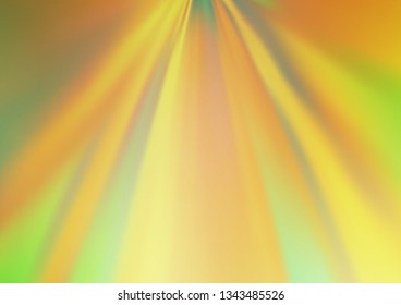 Light Green, Yellow vector abstract blurred pattern. Colorful abstract illustration with gradient. The background for your creative designs.