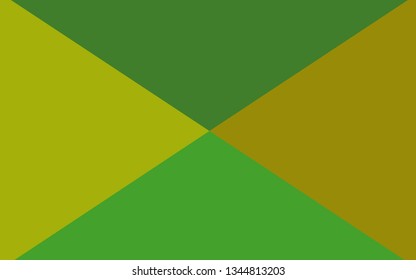 Light Green, Yellow vector abstract polygonal texture. Shining illustration, which consist of triangles. Brand new style for your business design.
