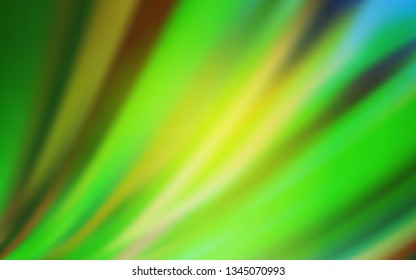 Light Green, Yellow vector abstract layout. Glitter abstract illustration with gradient design. Background for designs.