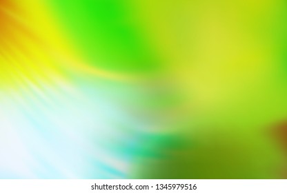 Light Green, Yellow vector abstract blurred layout. Modern abstract illustration with gradient. Background for a cell phone.