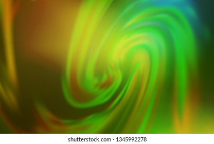 Light Green, Yellow vector abstract layout. Abstract colorful illustration with gradient. Elegant background for a brand book.