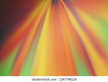 Light Green, Yellow vector abstract template. A completely new color illustration in a bokeh style. The template can be used for your brand book.