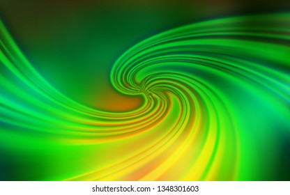 Light Green, Yellow vector abstract bright template. Colorful abstract illustration with gradient. Elegant background for a brand book.