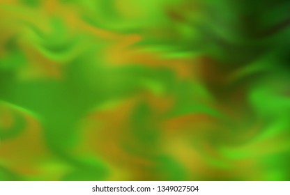 Light Green, Yellow vector abstract bright template. A completely new colored illustration in blur style. Smart design for your work.