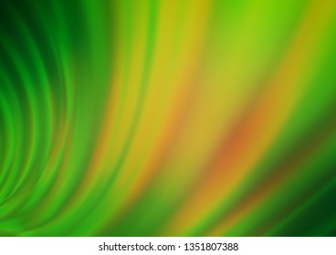 Light Green, Yellow vector abstract bright background. Colorful illustration in abstract style with gradient. The elegant pattern for brand book.