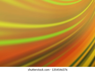 Light Green, Yellow vector abstract blurred template. A completely new color illustration in a bokeh style. The template for backgrounds of cell phones.