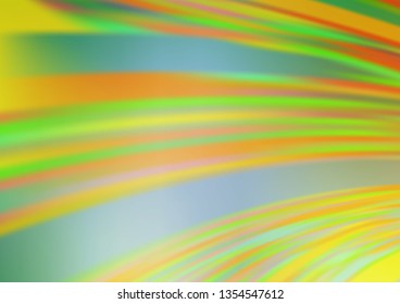 Light Green, Yellow vector abstract blurred pattern. Colorful illustration in abstract style with gradient. The best blurred design for your business.