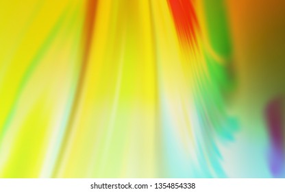 Light Green, Yellow vector abstract blurred layout. Creative illustration in halftone style with gradient. Completely new design for your business.