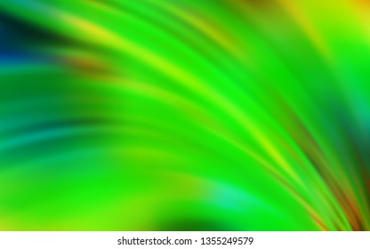 Light Green, Yellow vector abstract bright pattern. Shining colored illustration in smart style. Background for designs.