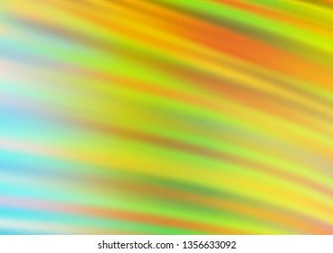 Light Green, Yellow vector abstract bokeh pattern. Shining colorful illustration in a Brand new style. A completely new design for your business.