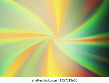Light Green, Yellow vector abstract bright background. Creative illustration in halftone style with gradient. The background for your creative designs.