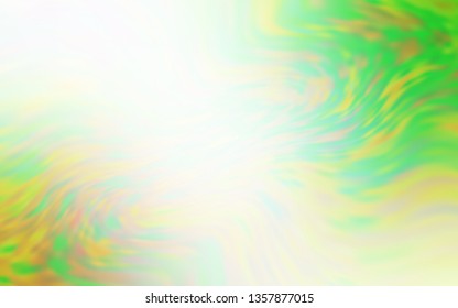 Light Green, Yellow vector abstract blurred background. Colorful illustration in abstract style with gradient. New style for your business design.