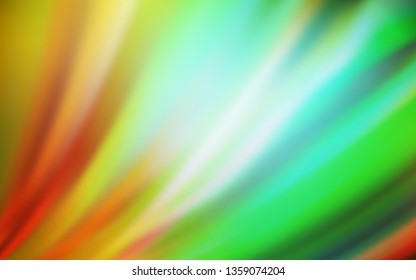Light Green, Yellow vector abstract bright texture. Shining colored illustration in smart style. Background for a cell phone.