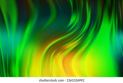 Light Green, Yellow vector abstract blurred layout. Colorful abstract illustration with gradient. New way of your design.