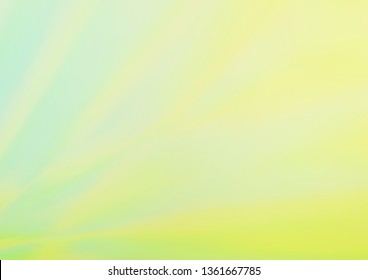 Light Green, Yellow vector abstract bokeh pattern. An elegant bright illustration with gradient. The elegant pattern for brand book.