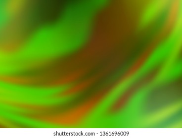 Light Green, Yellow vector abstract blurred template. Colorful illustration in abstract style with gradient. A completely new design for your business.