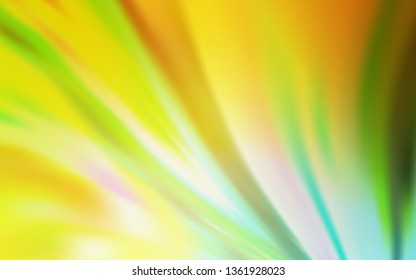 Light Green, Yellow vector abstract blurred layout. Colorful illustration in abstract style with gradient. New way of your design.
