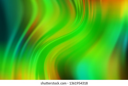 Light Green, Yellow vector abstract blurred background. An elegant bright illustration with gradient. Background for designs.