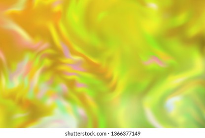 Light Green, Yellow vector abstract bright texture. New colored illustration in blur style with gradient. Blurred design for your web site.