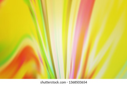 Light Green, Yellow vector abstract blurred background. A completely new colored illustration in blur style. The best blurred design for your business.
