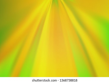 Light Green, Yellow vector abstract background. An elegant bright illustration with gradient. The elegant pattern for brand book.