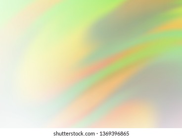 Light Green, Yellow vector abstract blurred pattern. Modern geometrical abstract illustration with gradient. A completely new template for your design.