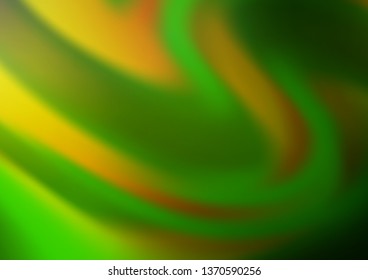 Light Green, Yellow vector abstract bright background. Glitter abstract illustration with an elegant design. Brand new style for your business design.