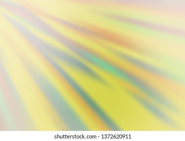 Light Green, Yellow vector abstract blurred pattern. Shining colorful illustration in a Brand new style. A new texture for your design.