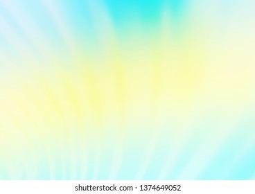 Light Green, Yellow vector abstract template. A completely new color illustration in a bokeh style. Brand new design for your business.