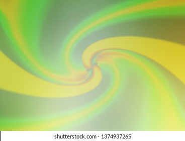 Light Green, Yellow vector abstract bokeh pattern. An elegant bright illustration with gradient. The blurred design can be used for your web site.