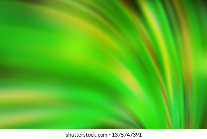 Light Green, Yellow vector abstract blurred background. Colorful illustration in abstract style with gradient. Completely new design for your business.