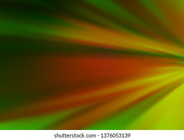 Light Green, Yellow vector abstract bokeh pattern. Colorful illustration in blurry style with gradient. The background for your creative designs.