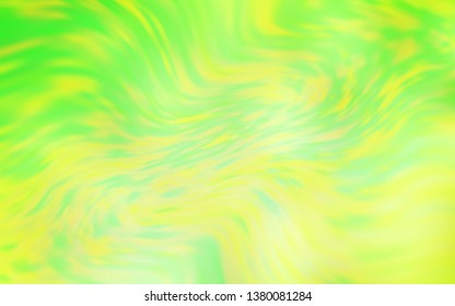 Light Green, Yellow vector abstract blurred background. Creative illustration in halftone style with gradient. New style design for your brand book.