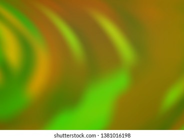 Light Green, Yellow vector abstract bright template. Colorful illustration in blurry style with gradient. Brand new design for your business.