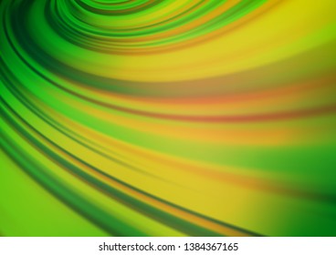 Light Green, Yellow vector abstract bright background. Colorful abstract illustration with gradient. The template can be used for your brand book.