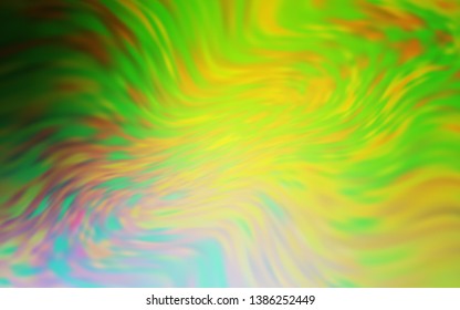 Light Green, Yellow vector abstract layout. A completely new colored illustration in blur style. Elegant background for a brand book.