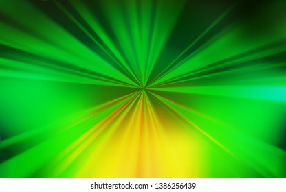 Light Green, Yellow vector abstract blurred background. An elegant bright illustration with gradient. Background for a cell phone.