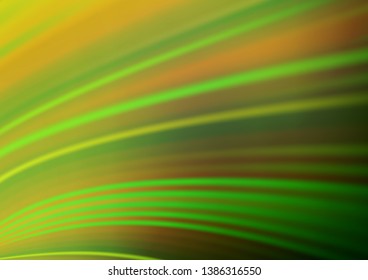 Light Green, Yellow vector abstract blurred pattern. Colorful illustration in blurry style with gradient. The elegant pattern for brand book.