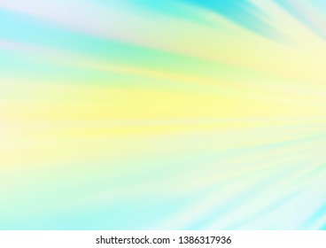 Light Green, Yellow vector abstract blurred template. Creative illustration in halftone style with gradient. The elegant pattern for brand book.