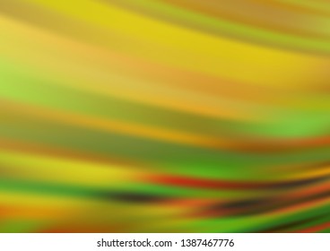 Light Green, Yellow vector abstract background. Colorful illustration in blurry style with gradient. A completely new design for your business.