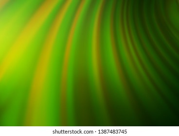Light Green, Yellow vector abstract template. Creative illustration in halftone style with gradient. The template for backgrounds of cell phones.