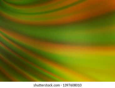 Light Green, Yellow vector abstract blurred pattern. Shining colorful illustration in a Brand new style. A completely new template for your design.
