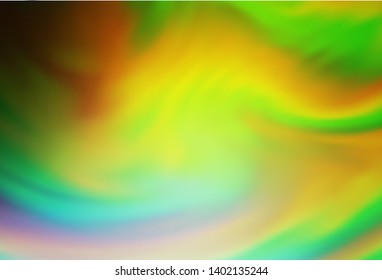 Light Green, Yellow vector abstract layout. Colorful illustration in abstract style with gradient. New way of your design.