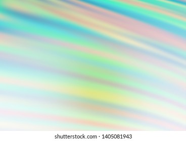 Light Green, Yellow vector abstract template. Creative illustration in halftone style with gradient. The blurred design can be used for your web site.