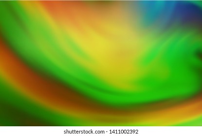 Light Green, Yellow vector abstract blurred background. Colorful abstract illustration with gradient. New style design for your brand book.