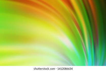 Light Green, Yellow vector abstract layout. A completely new colored illustration in blur style. The best blurred design for your business.